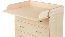 Пеленальний комод Babyroom 4 тел Big 102x80x50 дуб молочний